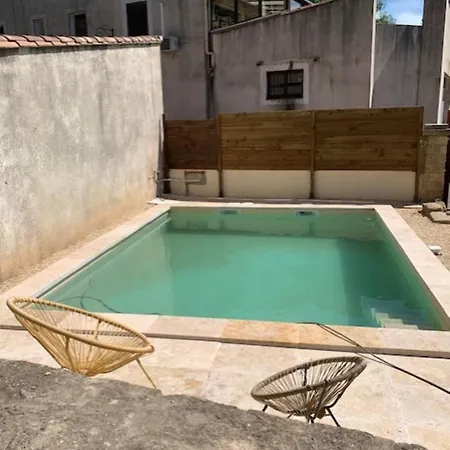 L'ostal De Terralha Avec Piscine Au Centre Du Village *